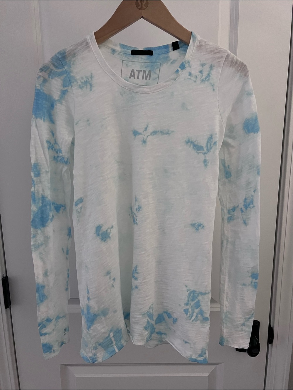 ATM Anthony Thomas Melillo Long Sleeve Tie Dye Shirt Size XS